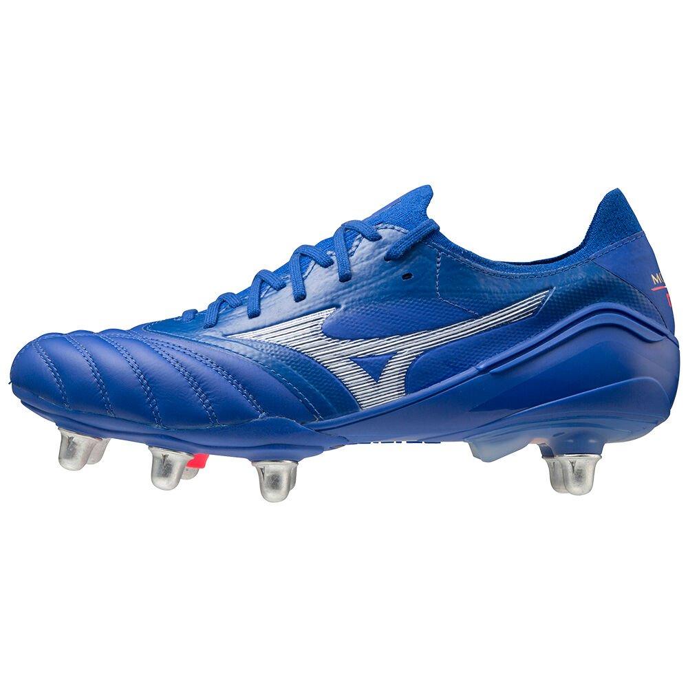 Mizuno Men's Football Boots Blue/White Morelia Neo 3 beta Elite SI Shoes - P1GC209225